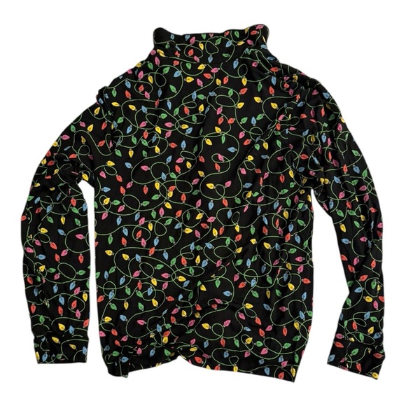 MEUNDIES WOMENS UltraModal™ Long Sleeve PJ Set - size L string lights print Xmas - Picture 4 of 12